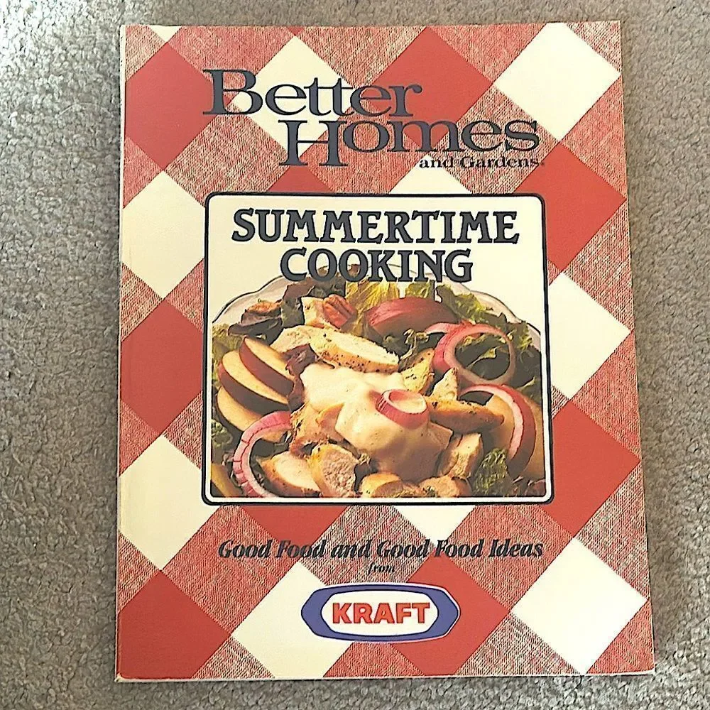 Vintage 1990 Better Homes Gardens “Summertime Cooking” Cookbook!